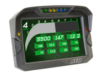 AEM CD-7LG Carbon Digital Dash (Med Logger / Med GPS)